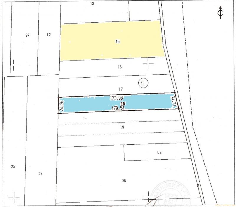 Снимка 2 на парцел в Варна област - с.Тополи в категория недвижими имоти продава - 4269 м2 на цена  0 EUR 