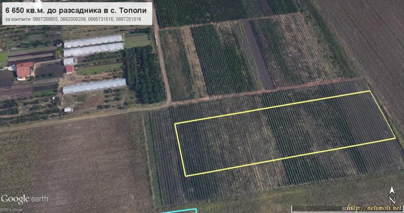 Снимка 7 на парцел в Варна област - с.Тополи в категория недвижими имоти продава - 6650 м2 на цена  0 EUR 