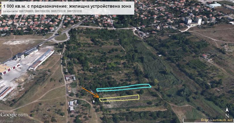 Снимка 2 на парцел в Варна област - с.Тополи в категория недвижими имоти продава - 1000 м2 на цена  0 EUR 