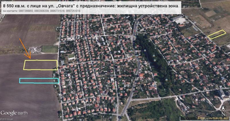 Снимка 6 на парцел в Варна област - с.Тополи в категория недвижими имоти продава - 8550 м2 на цена  0 EUR 