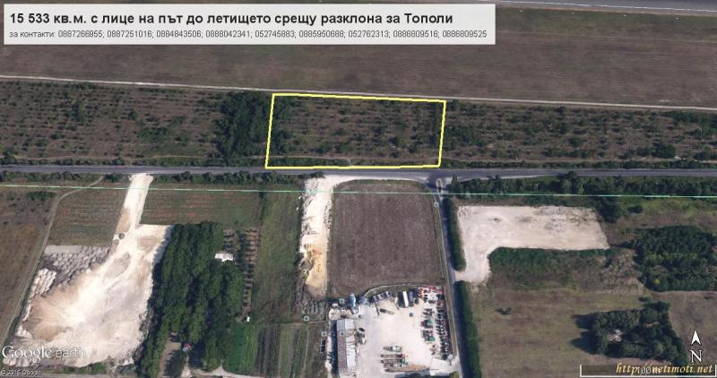 снимка на парцел в Варна област с.Аксаково