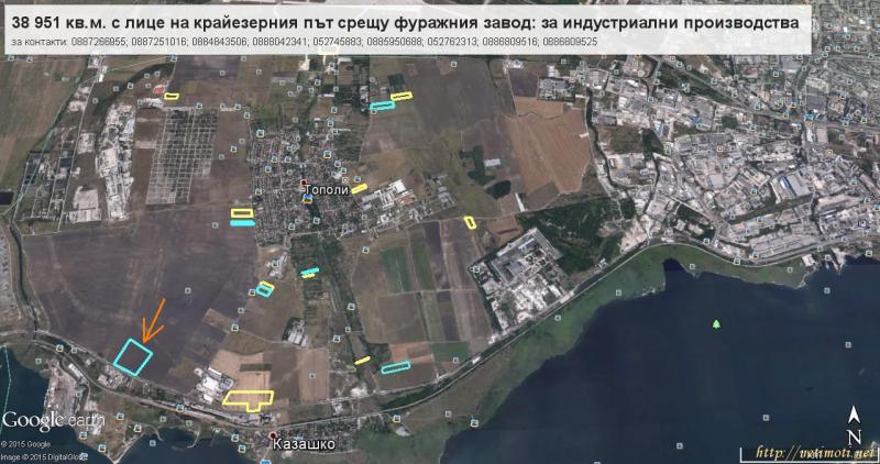 Снимка 1 на парцел в Варна - Западна Пром. Зона в категория недвижими имоти продава - 38951 м2 на цена  0 EUR 