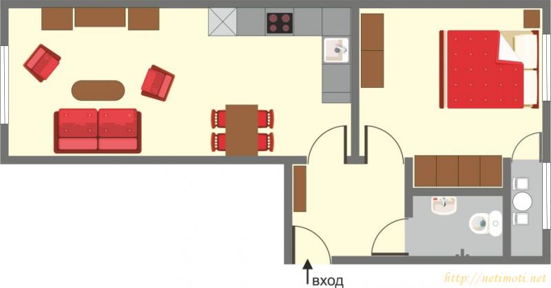 Снимка 5 на двустаен апартамент в София - Център в категория недвижими имоти продава - 62 м2 на цена  165000 EUR 