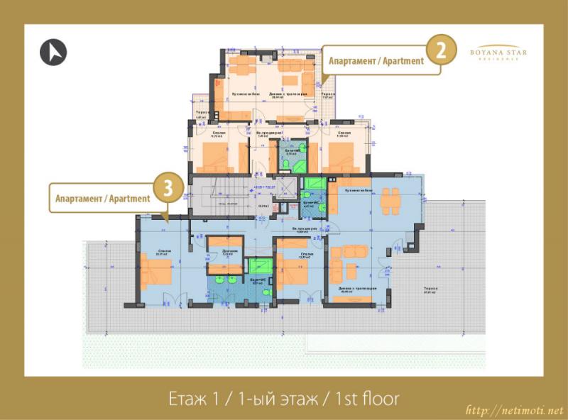 Снимка 3 на многостаен апартамент в София - Бояна в категория недвижими имоти продава - 145 м2 на цена  215000 EUR 