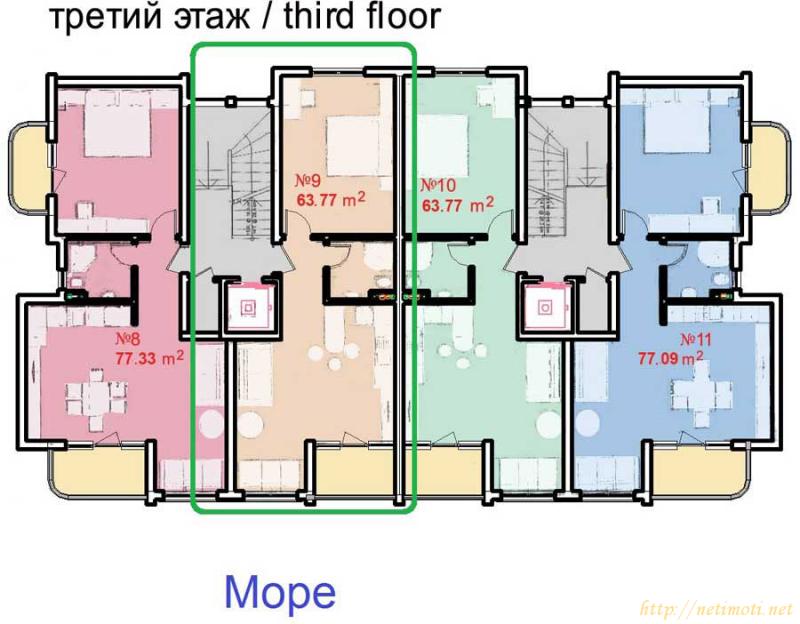 Снимка 1 на двустаен апартамент в Бургас област - с.Равда в категория недвижими имоти продава - 64 м2 на цена  61000 EUR 