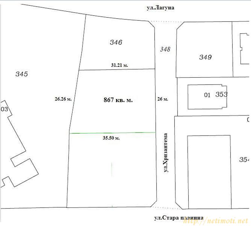 Снимка 2 на паркомясто в Бургас област - гр.Приморско в категория недвижими имоти дава под наем - 867 м2 на цена  0 EUR 