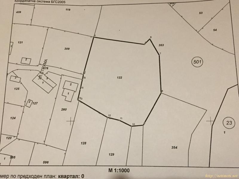 Снимка 1 на парцел в Бургас област - с.Баня в категория недвижими имоти продава - 3334 м2 на цена  0 EUR 