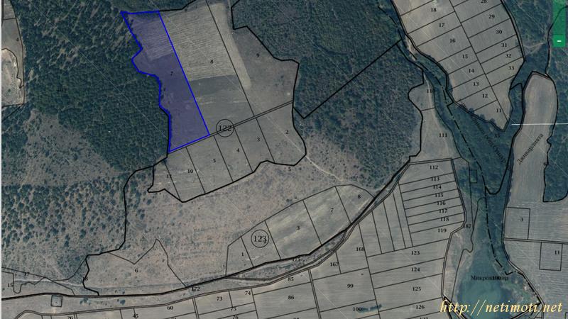 снимка на земеделска земя в Бургас област с.Вълчин